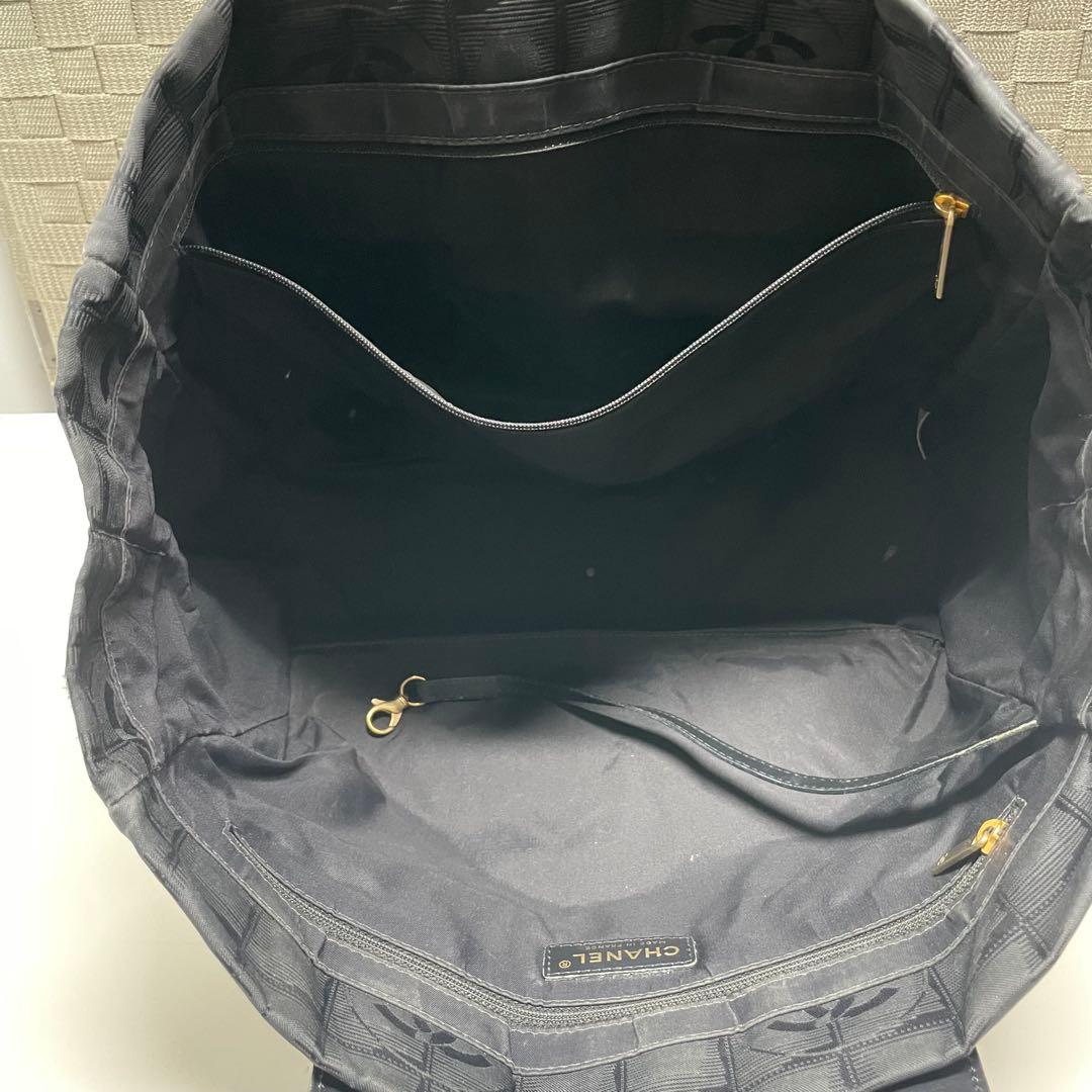 ナ*ョ様 CHANEL ブラック ニュートラベルラインMM トートバッグ
