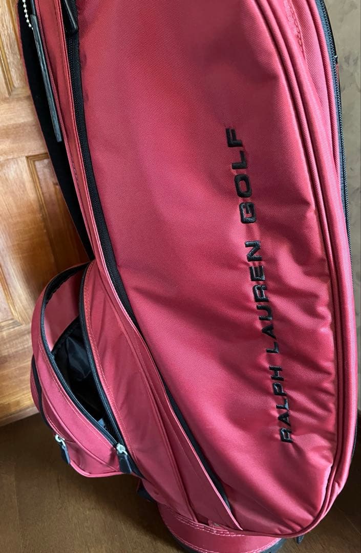 ラルフローレン　ゴルフバッグ　赤