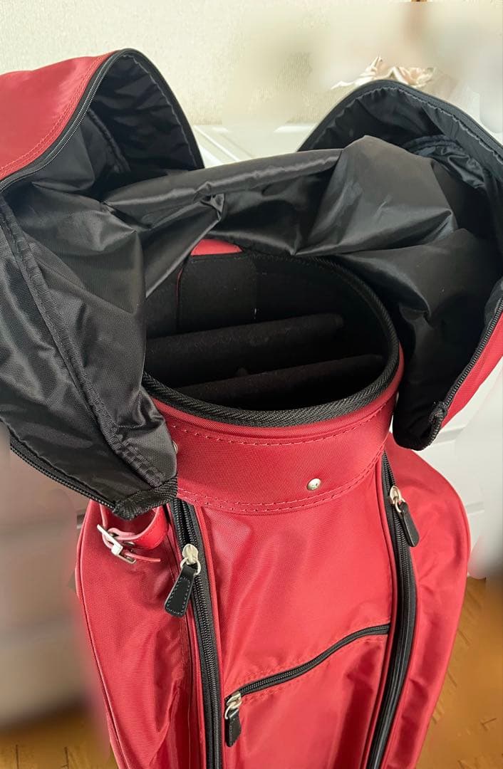 ラルフローレン　ゴルフバッグ　赤