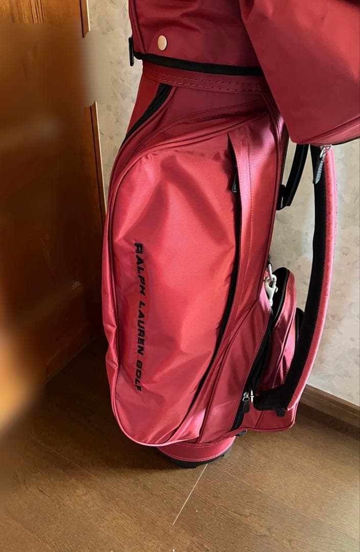ラルフローレン　ゴルフバッグ　赤