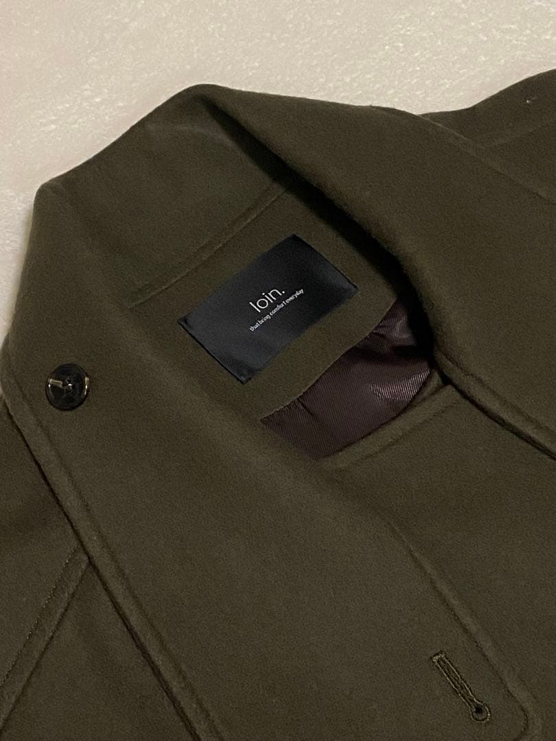 【新品同様】ロワン　loin. ウールロングコート　メルトンコート　井川遥