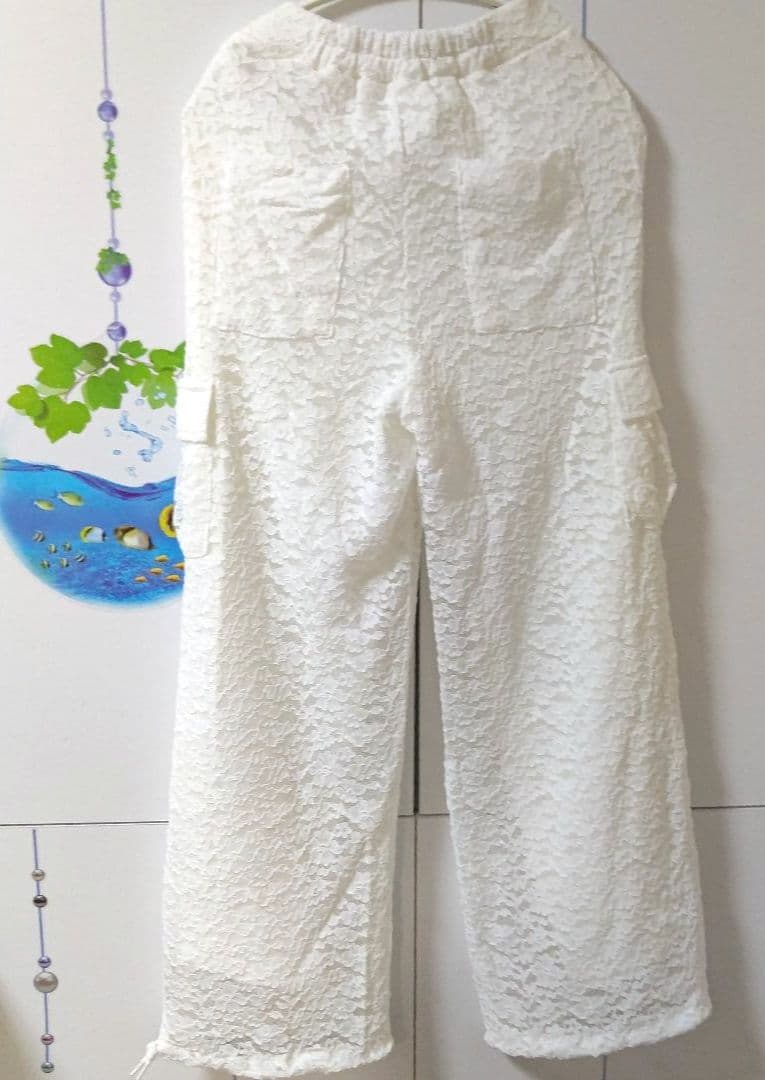 poppy レース カーゴパンツ