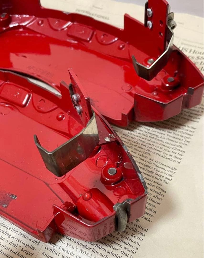 アルファード 30系 ロゴ入り キャリパーカバー レッド 前後一式セット