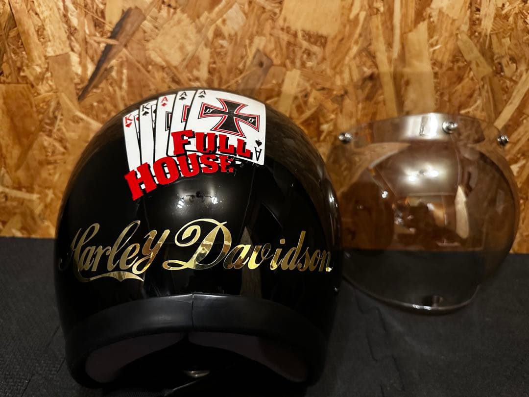 BELL ジェットヘルメットS/Mシールド付HarleyDavidson