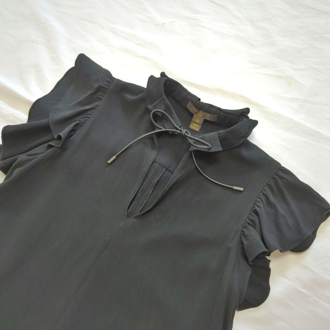 ルイヴィトン ✨ロゴ入り チュニックRW151A レディース ブラック