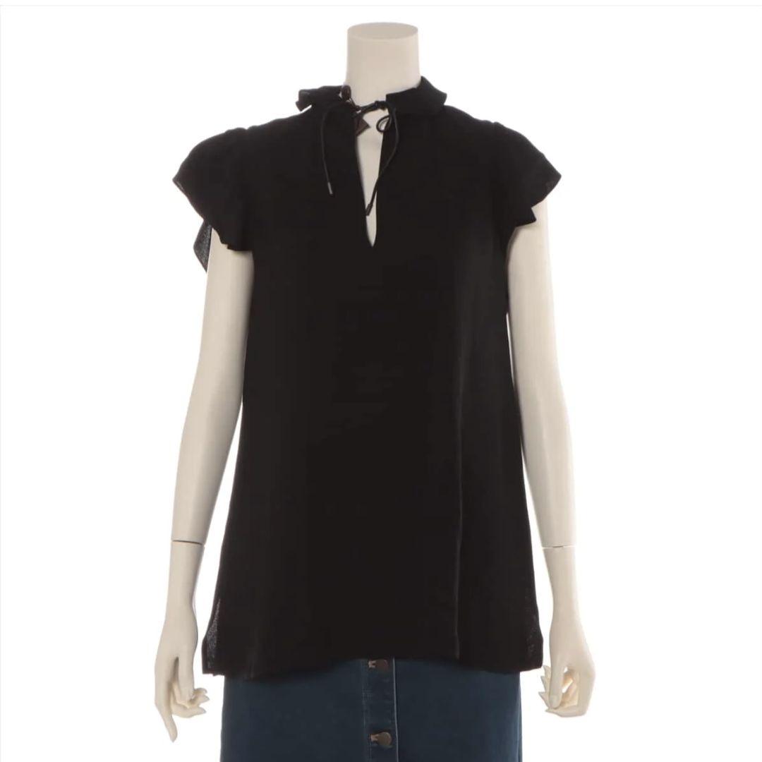 ルイヴィトン ✨ロゴ入り チュニックRW151A レディース ブラック