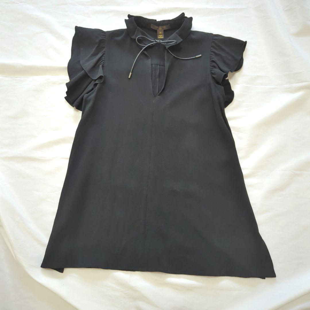 ルイヴィトン ✨ロゴ入り チュニックRW151A レディース ブラック