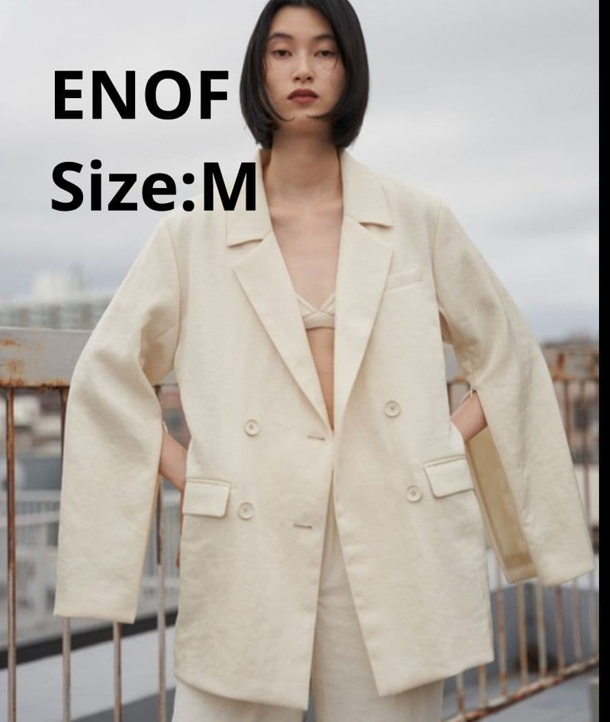 A. ENOF テーラードジャケット Mサイズ ホワイト