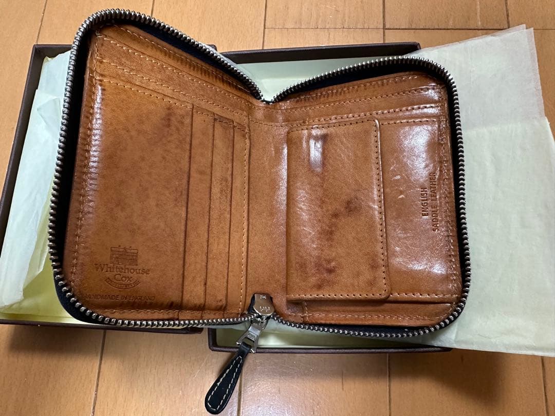 ホワイトハウスコックス　 レザー　財布　S1957 SADDLE LEATHER