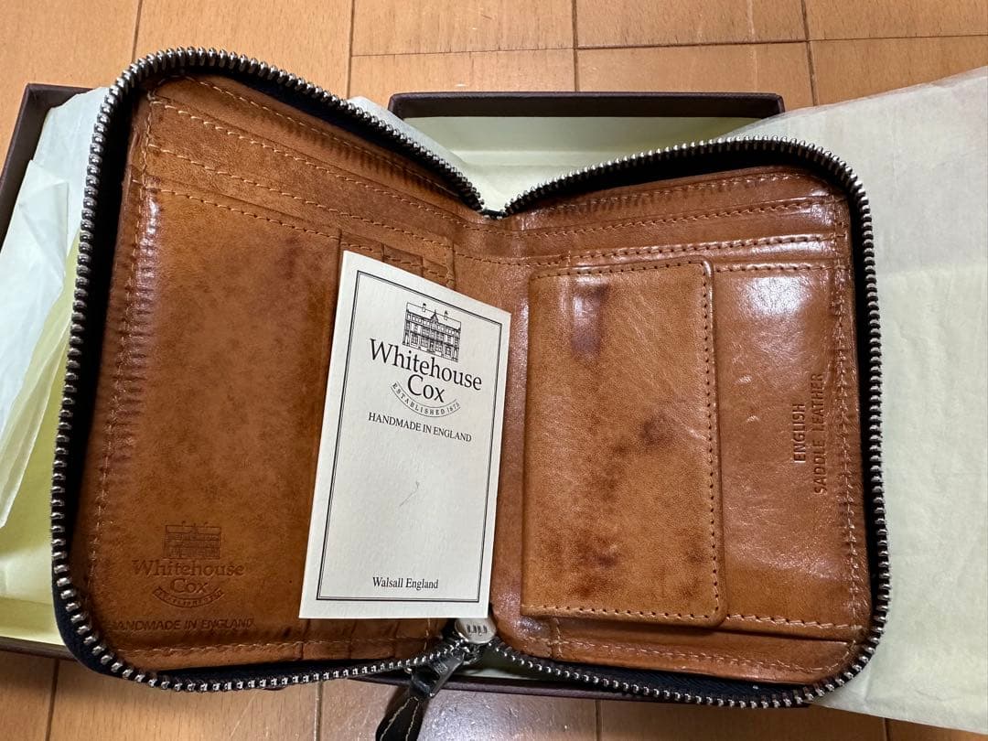 ホワイトハウスコックス　 レザー　財布　S1957 SADDLE LEATHER