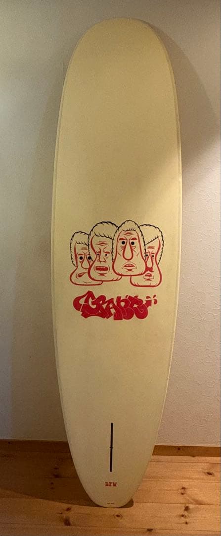 送料無料/CRIME D.F.W. ファンボード/クライムサーフボード7.6