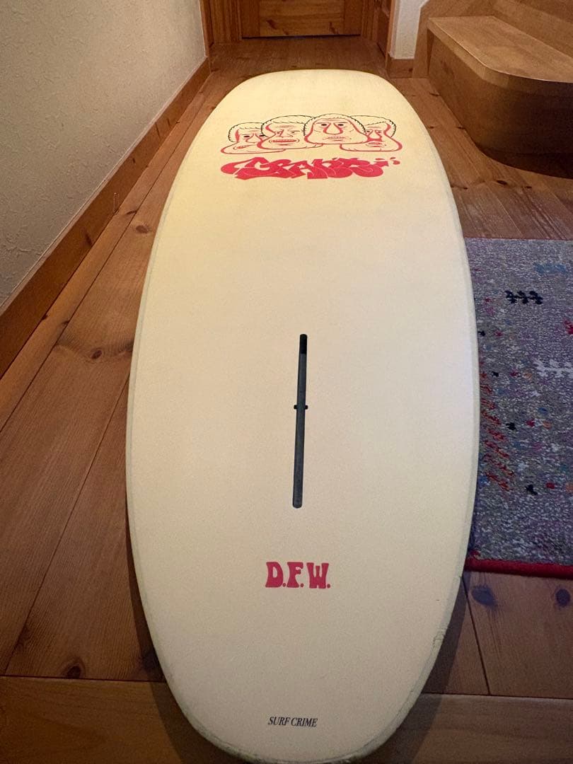 送料無料/CRIME D.F.W. ファンボード/クライムサーフボード7.6