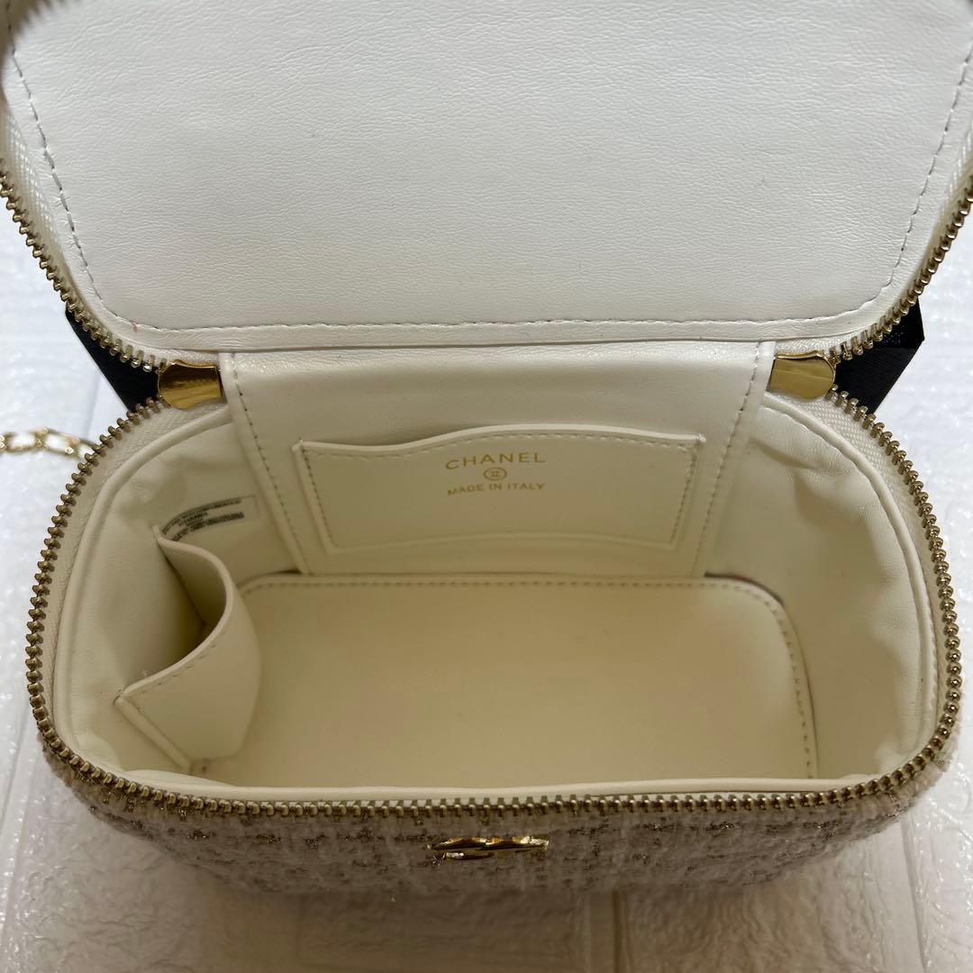 CHANELノベルティ ショルダーバッグ バニティ ツイード
