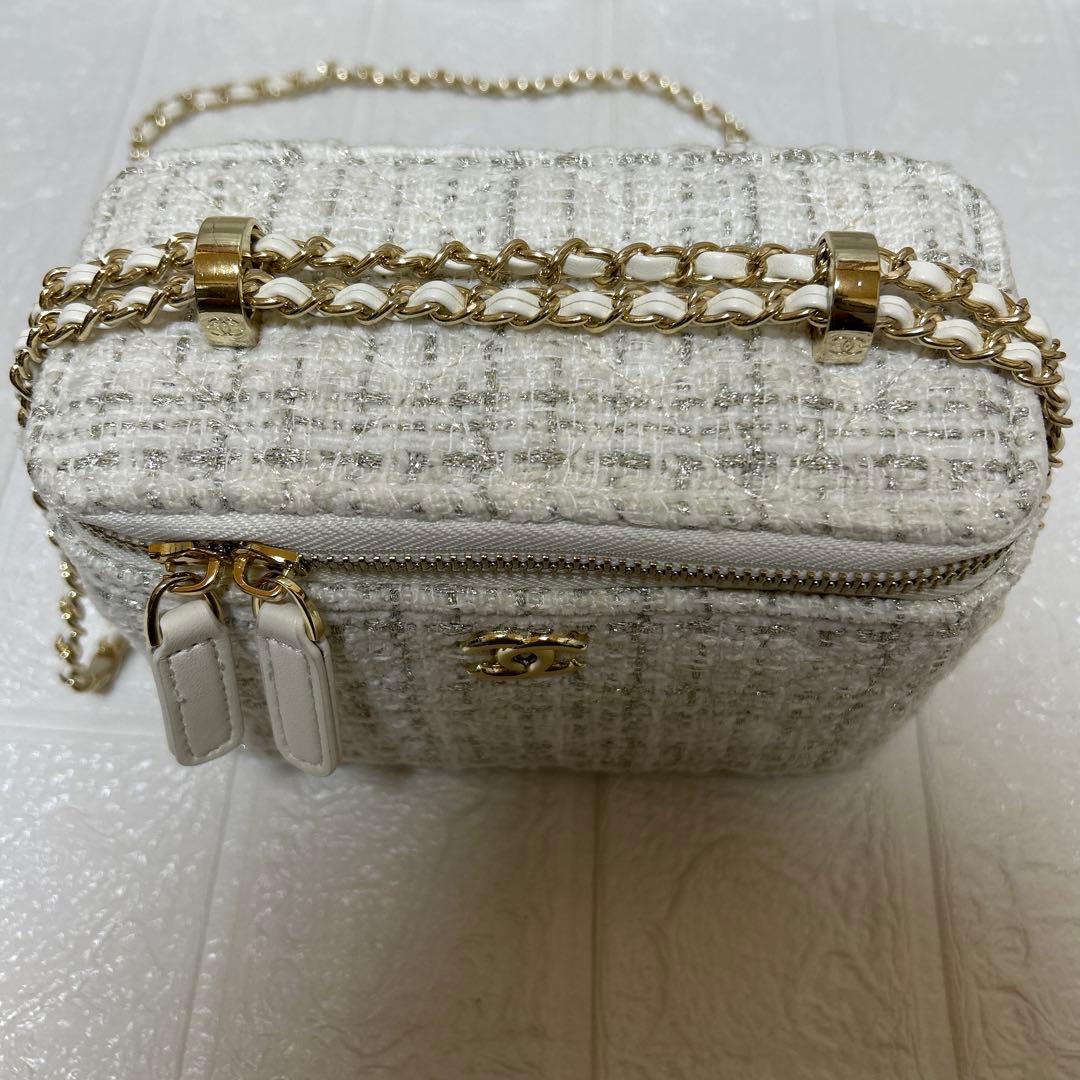 CHANELノベルティ ショルダーバッグ バニティ ツイード