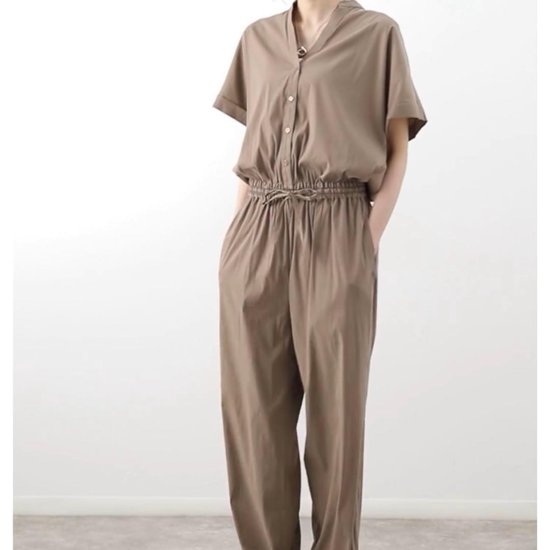 スピックアンドスパン 25SS フィブリルオールインワン つなぎ