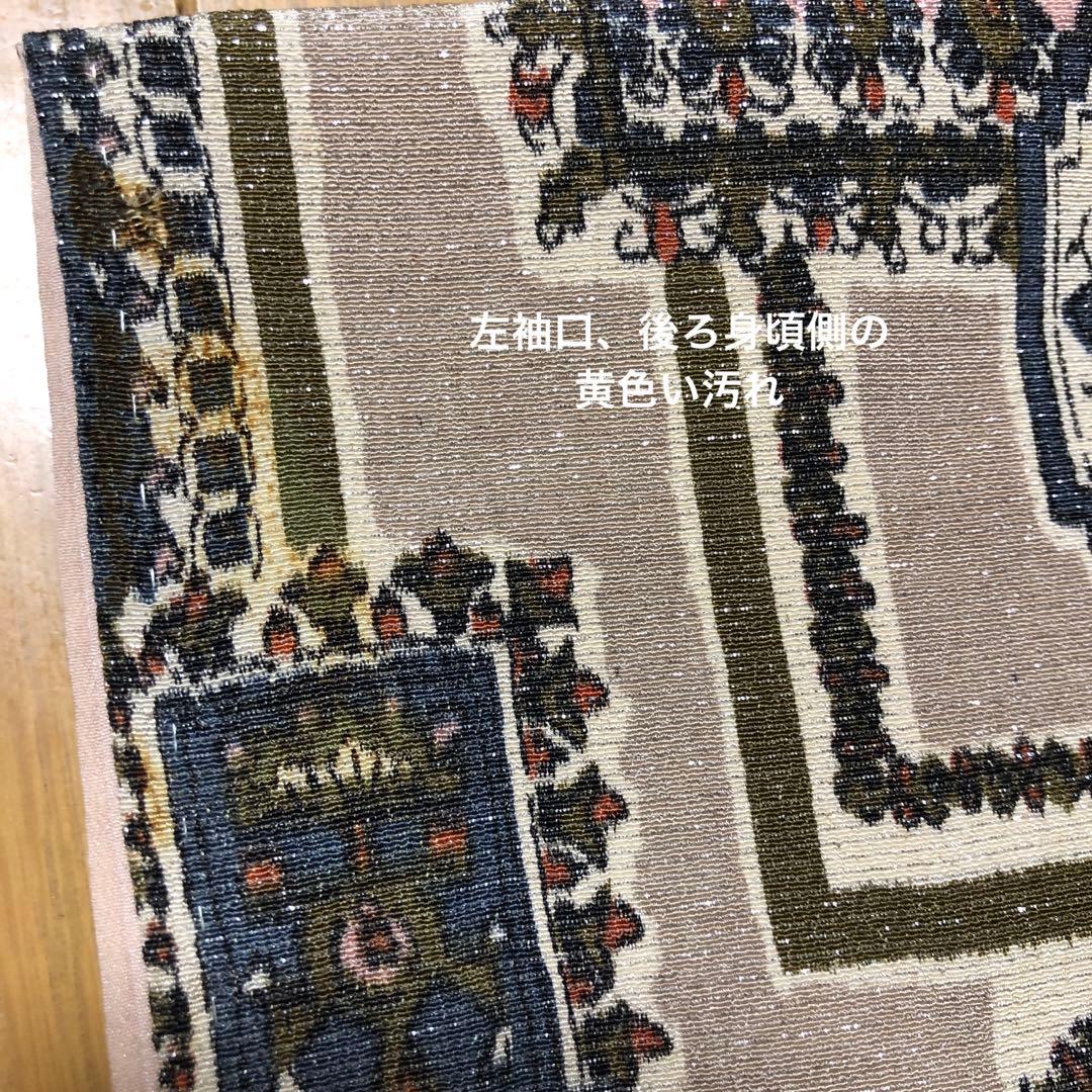 TIME SALE❤️アンティーク　正絹　マジョリカお召し　プリンセスゴシック￼