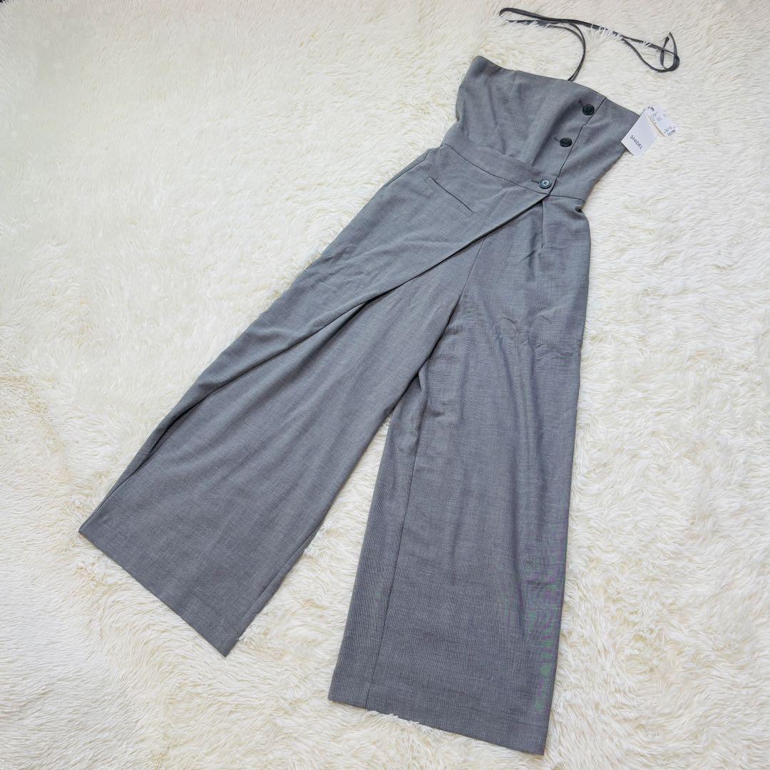 snidel スナイデル ベアオールインワン グレー サイズ0