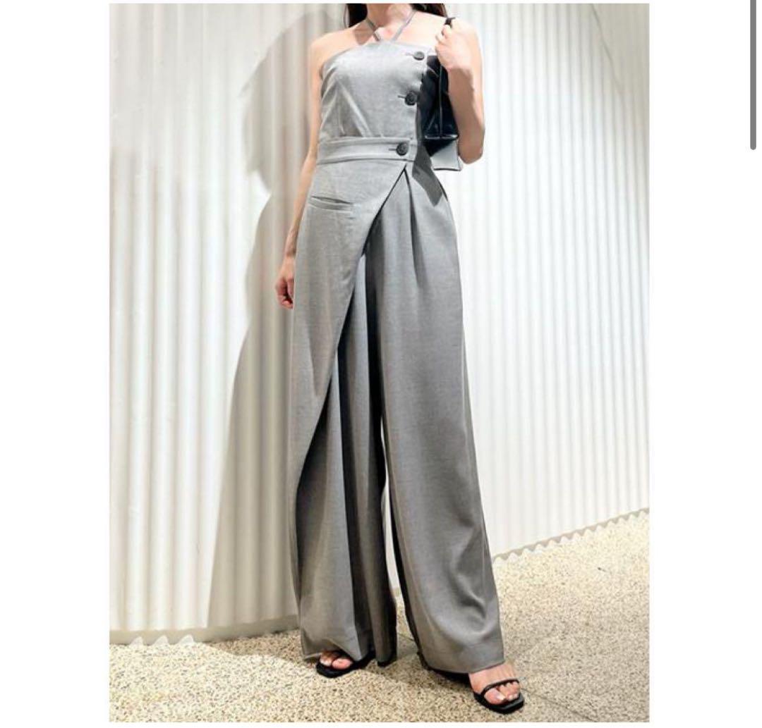 snidel スナイデル ベアオールインワン グレー サイズ0