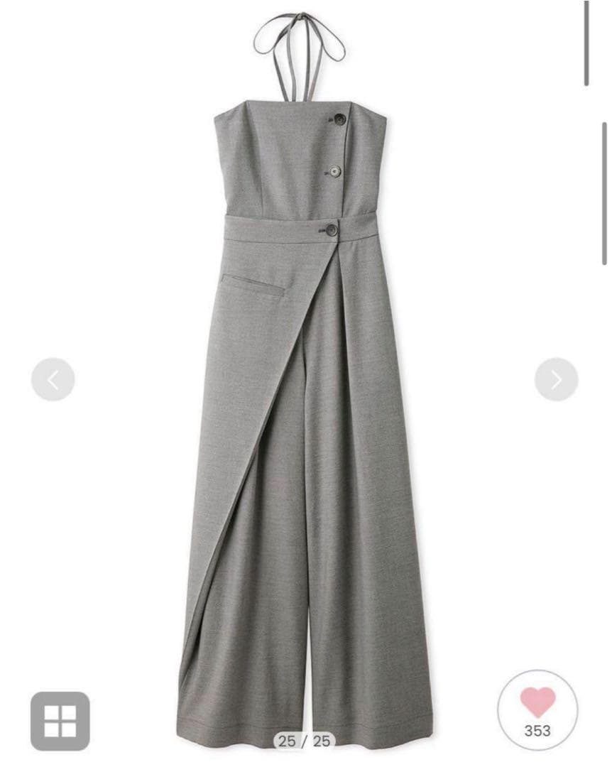 snidel スナイデル ベアオールインワン グレー サイズ0