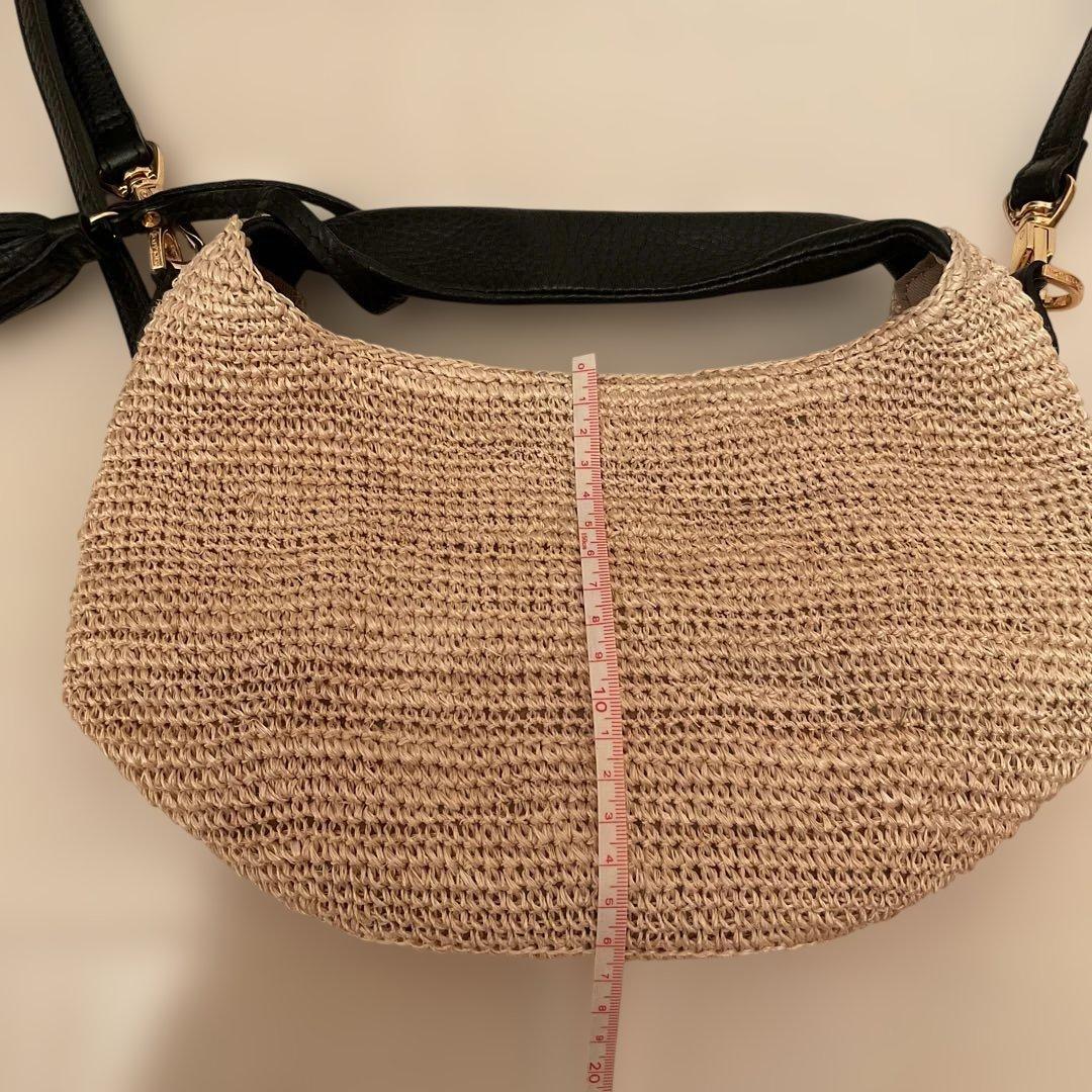 美品、ヴィオラドーロ、VIOLAd’ORO、ハンド、ショルダーバッグ、カゴバッグ