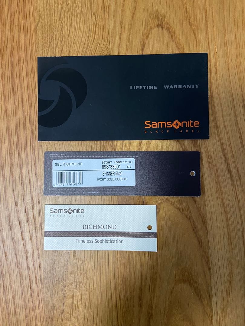 サムソナイト 高級シリーズ BlackLabel リッチモンド　機内持ち込み