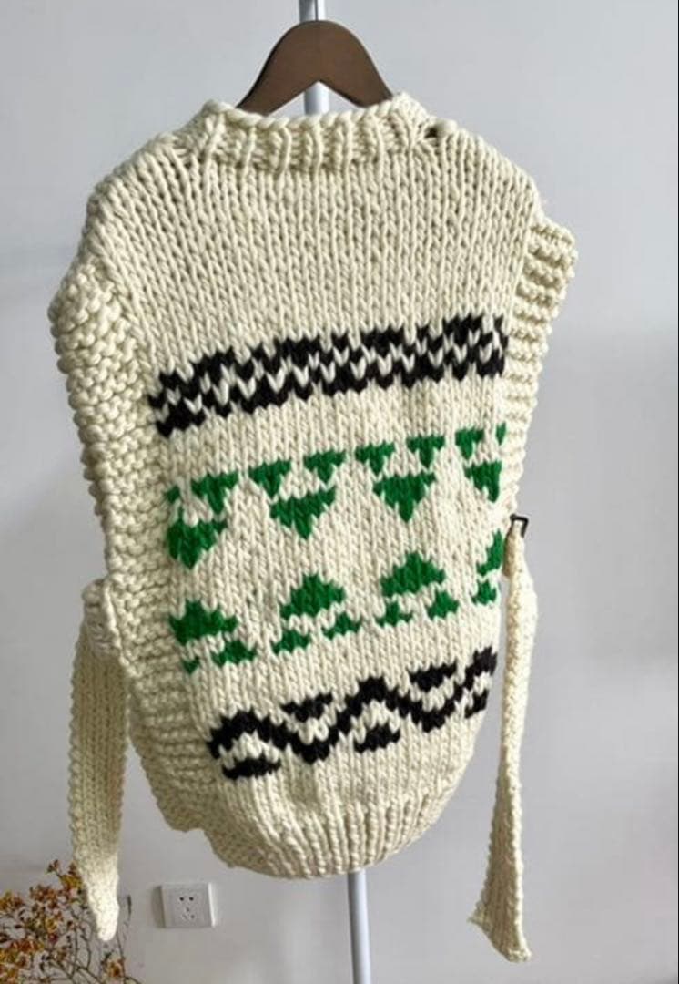 ハイクHYKE COWICHAN SWEATER VESTカウチンベスト