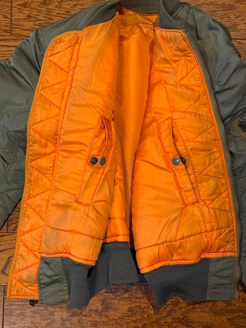 ★米軍実物60s USAF MA-1 CタイプALPHA社製 サイズMEDIUM