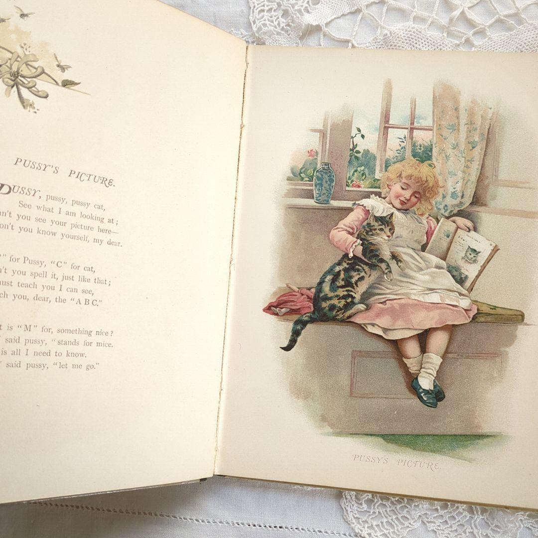 超稀少1888ハリエットベネット絵本 洋書 児童書 アンティーク ヴィクトリアン