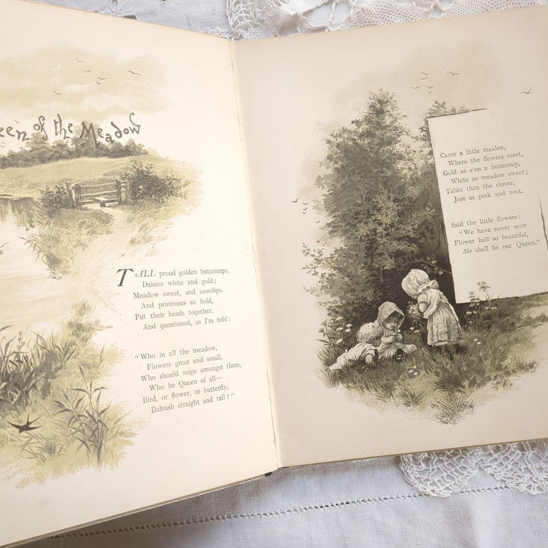 超稀少1888ハリエットベネット絵本 洋書 児童書 アンティーク ヴィクトリアン
