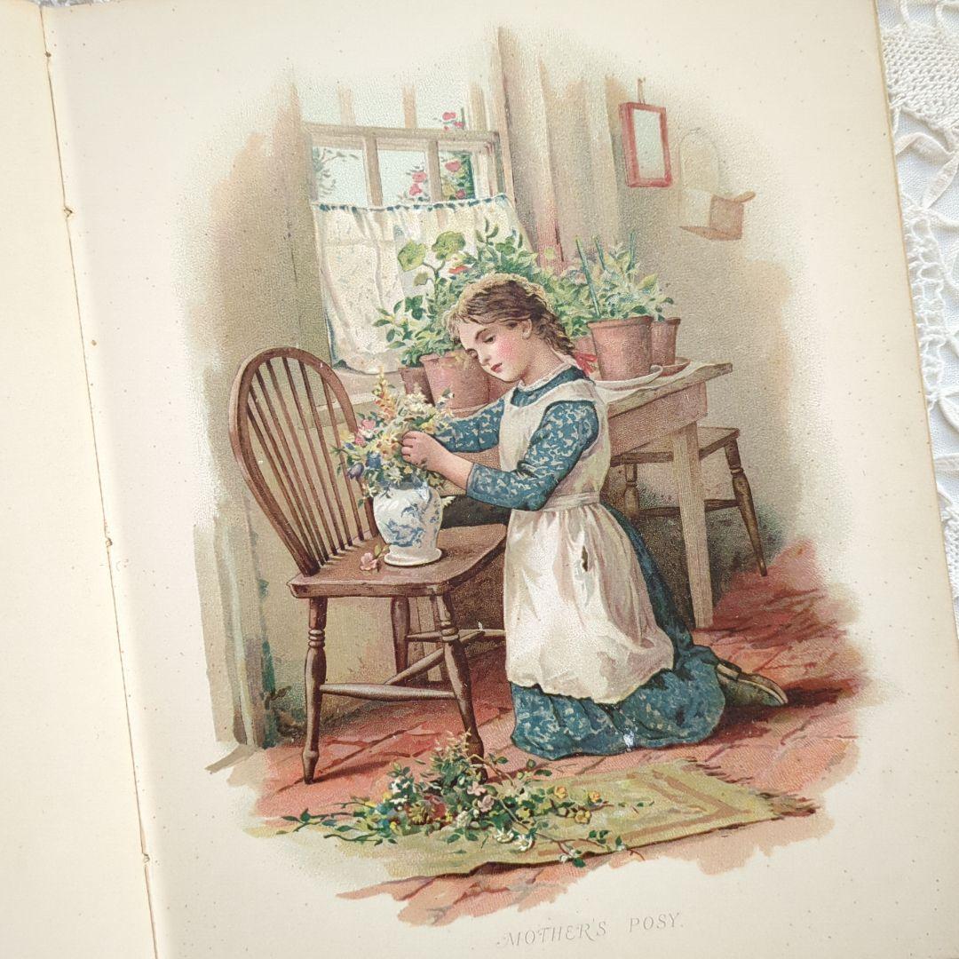 超稀少1888ハリエットベネット絵本 洋書 児童書 アンティーク ヴィクトリアン