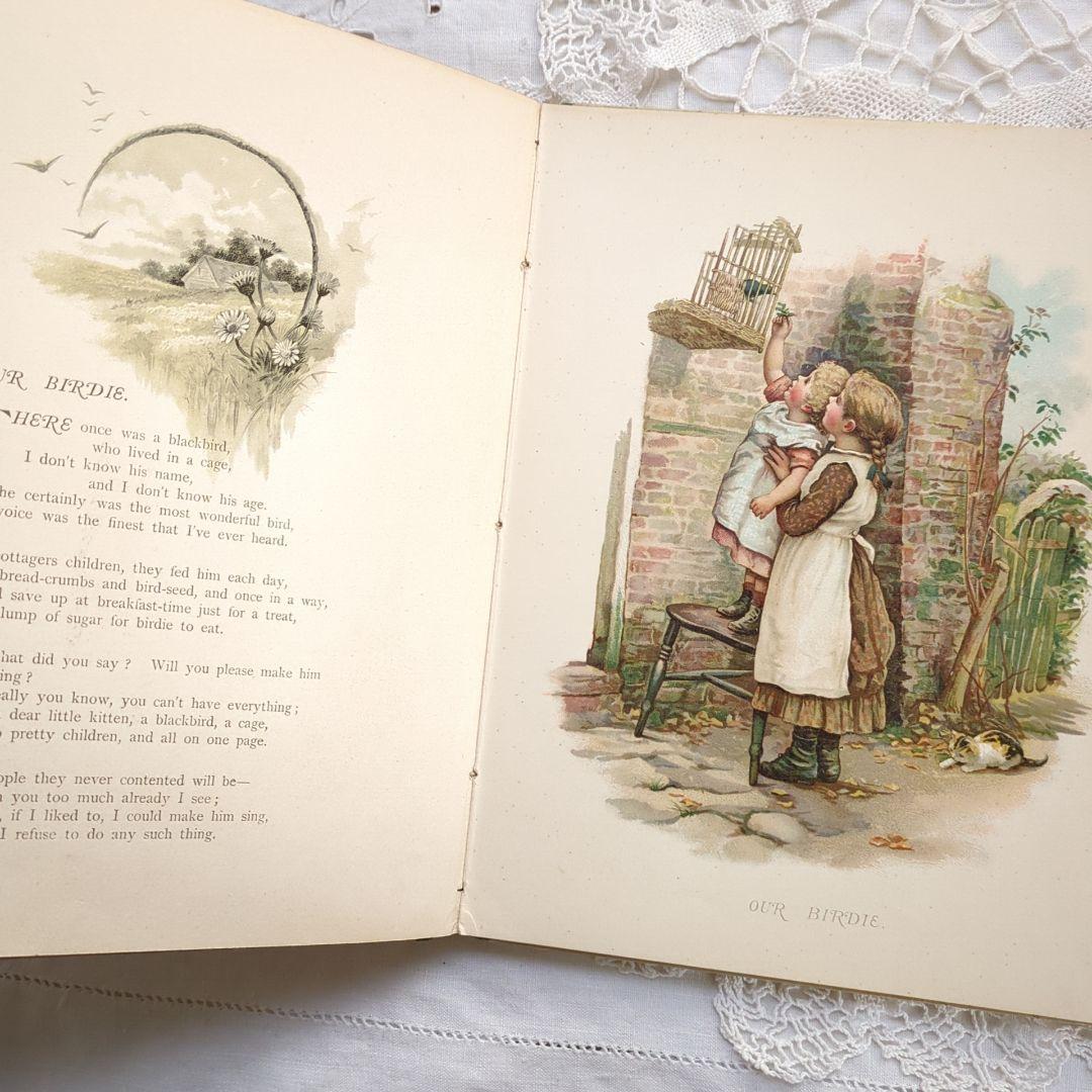 超稀少1888ハリエットベネット絵本 洋書 児童書 アンティーク ヴィクトリアン