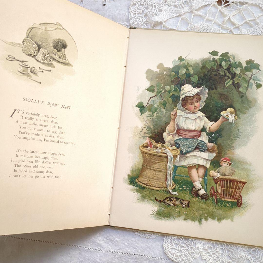 超稀少1888ハリエットベネット絵本 洋書 児童書 アンティーク ヴィクトリアン