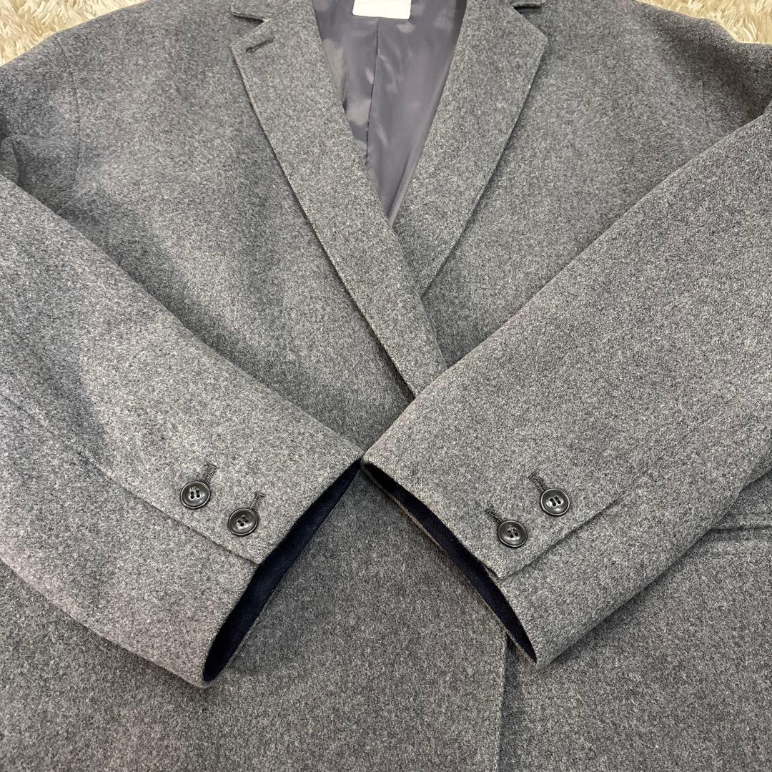 「冬のお出かけも私らしく」3WAYアレンジ襟のかろやかチェスターコート　グレー