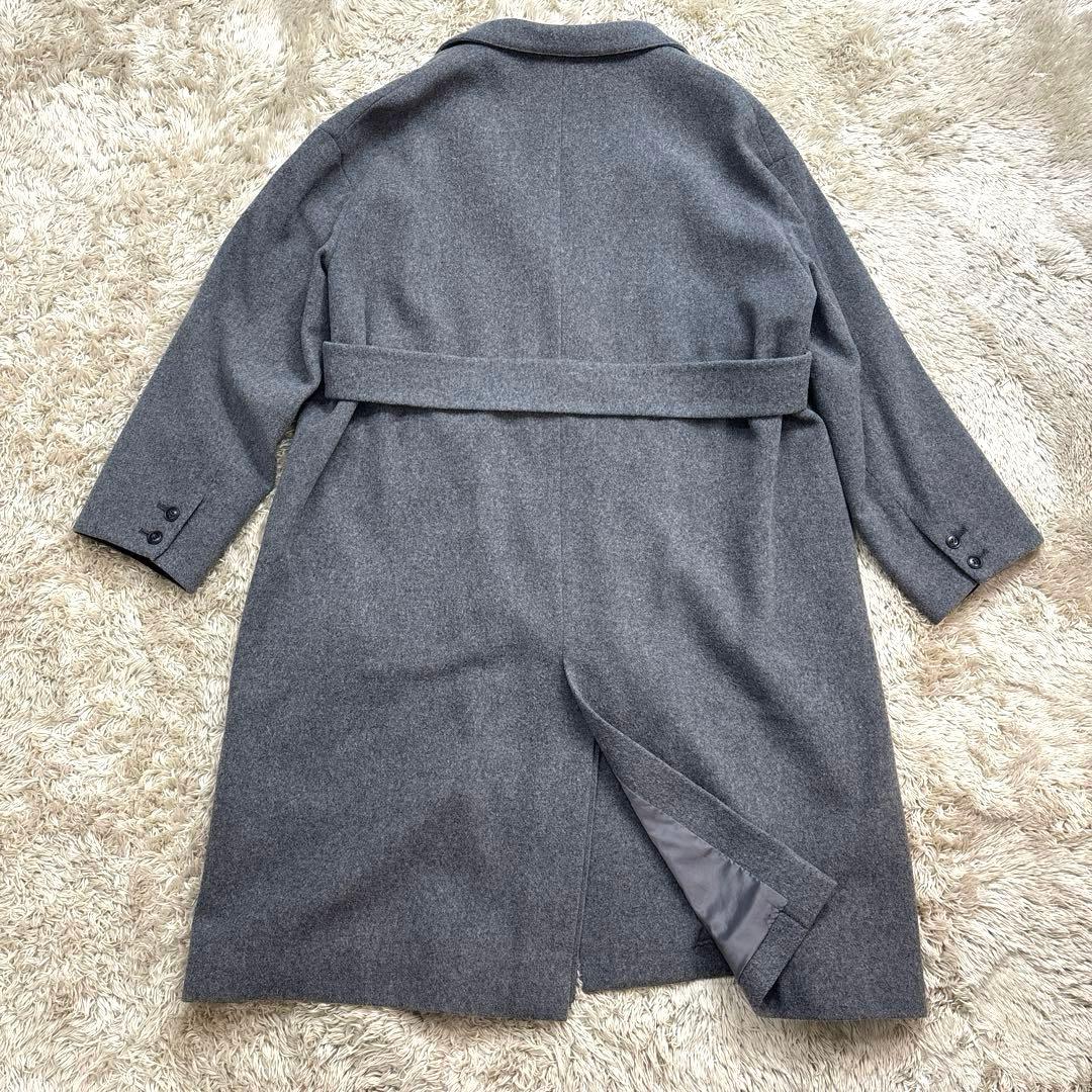 「冬のお出かけも私らしく」3WAYアレンジ襟のかろやかチェスターコート　グレー