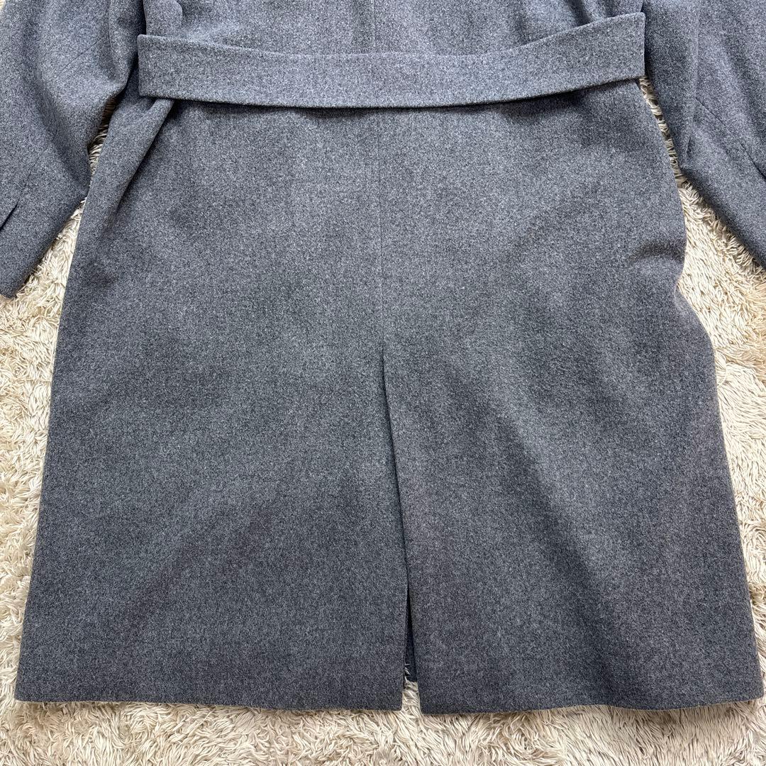 「冬のお出かけも私らしく」3WAYアレンジ襟のかろやかチェスターコート　グレー