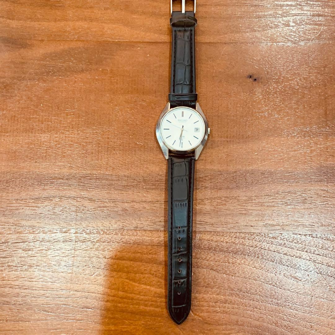 SEIKO 自動巻き ステンレススチール レザーベルト