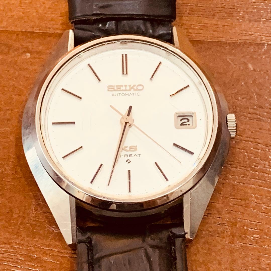 SEIKO 自動巻き ステンレススチール レザーベルト