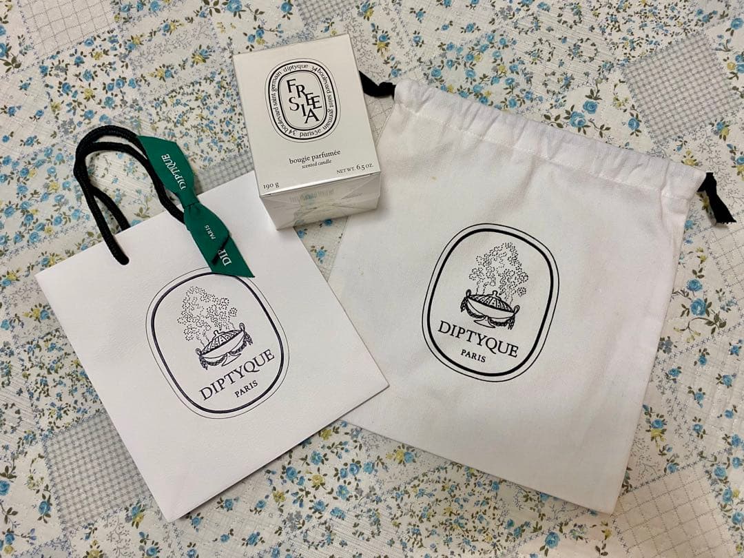 【新品未使用】Diptyque キャンドル フリージア 190g