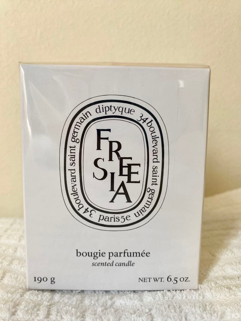 【新品未使用】Diptyque キャンドル フリージア 190g