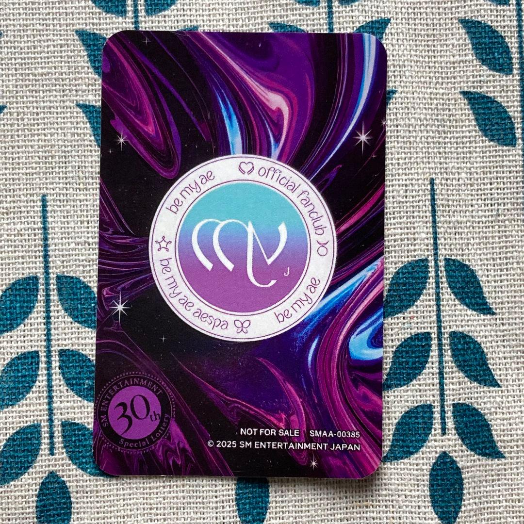 aespa ニンニン SPECIAL smtown 抽選 限定 トレカ