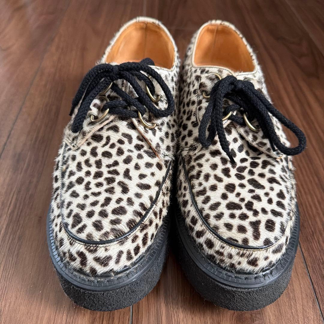 E COX（ジョージコックス）ハラコUK７　レオパード　豹柄　26