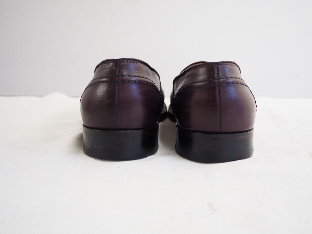 靴 Alden 683 Burgundy Full Strap Slip-On