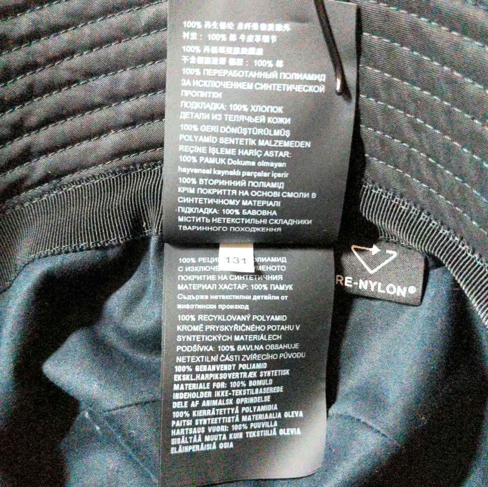 美品！ プラダバケットハット 三角ロゴ 金具 Sサイズ