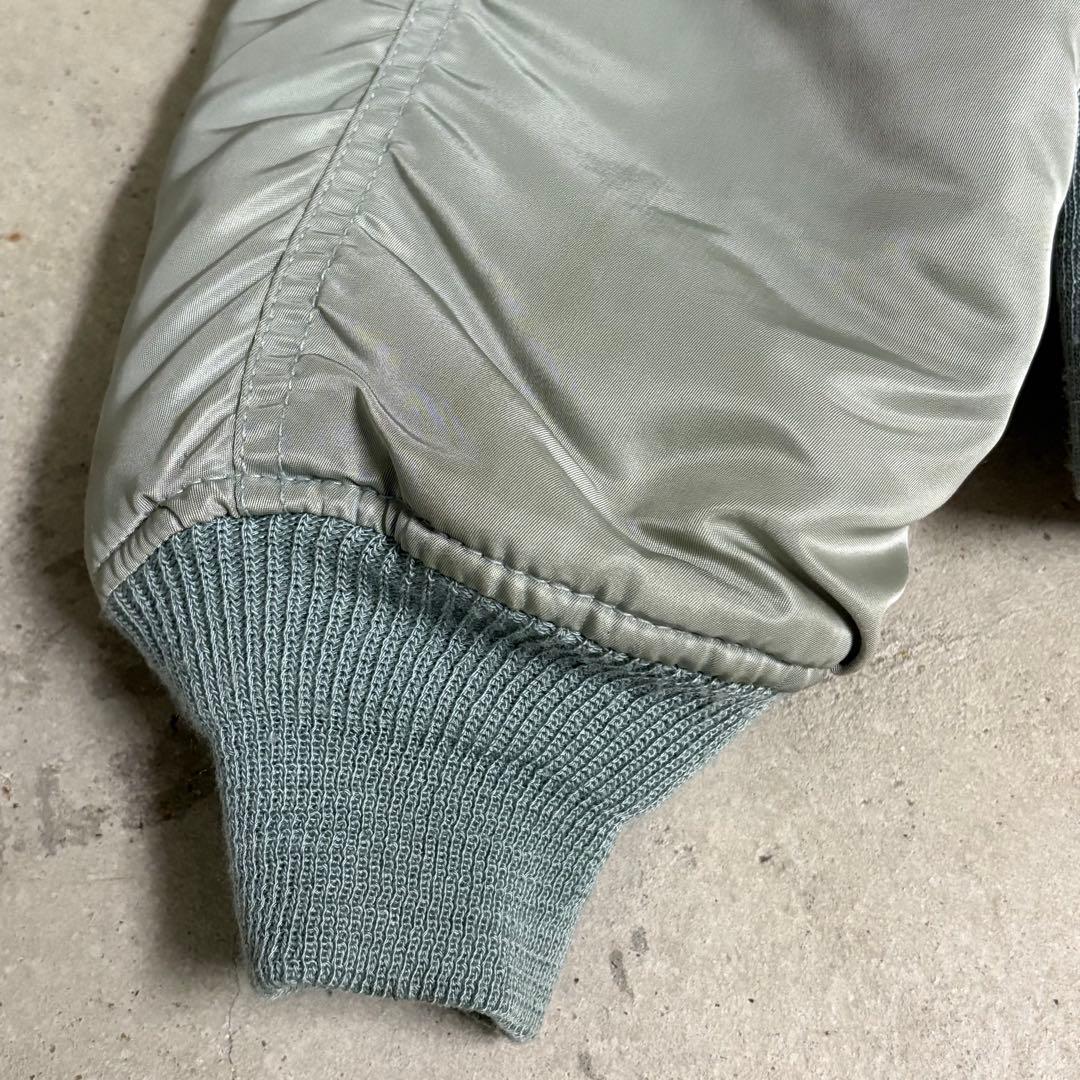 90s AVIREX アヴィレックス　 n-2b y2k 希少カラー シルバー