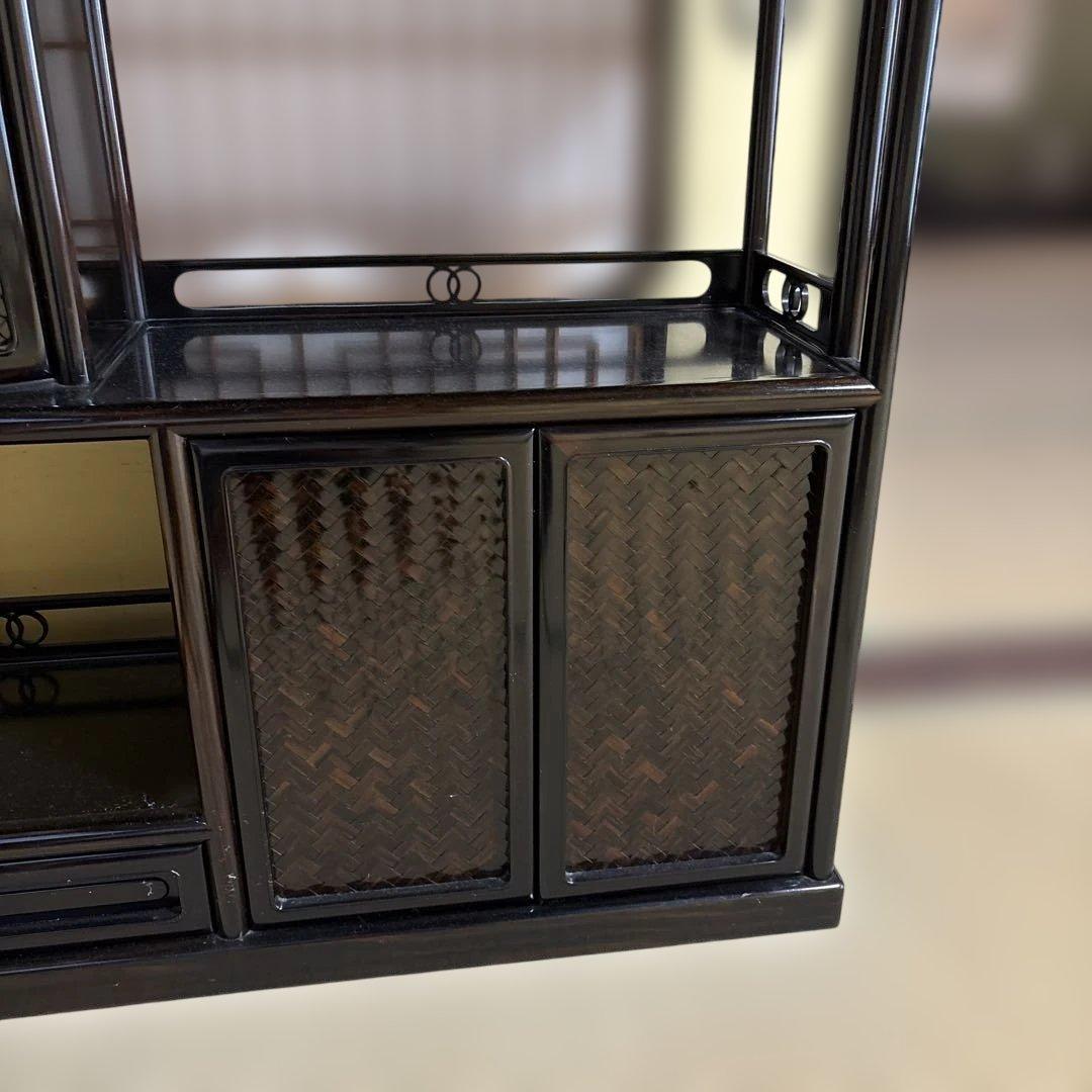 茶箪笥　　飾り棚　昭和レトロ　和家具