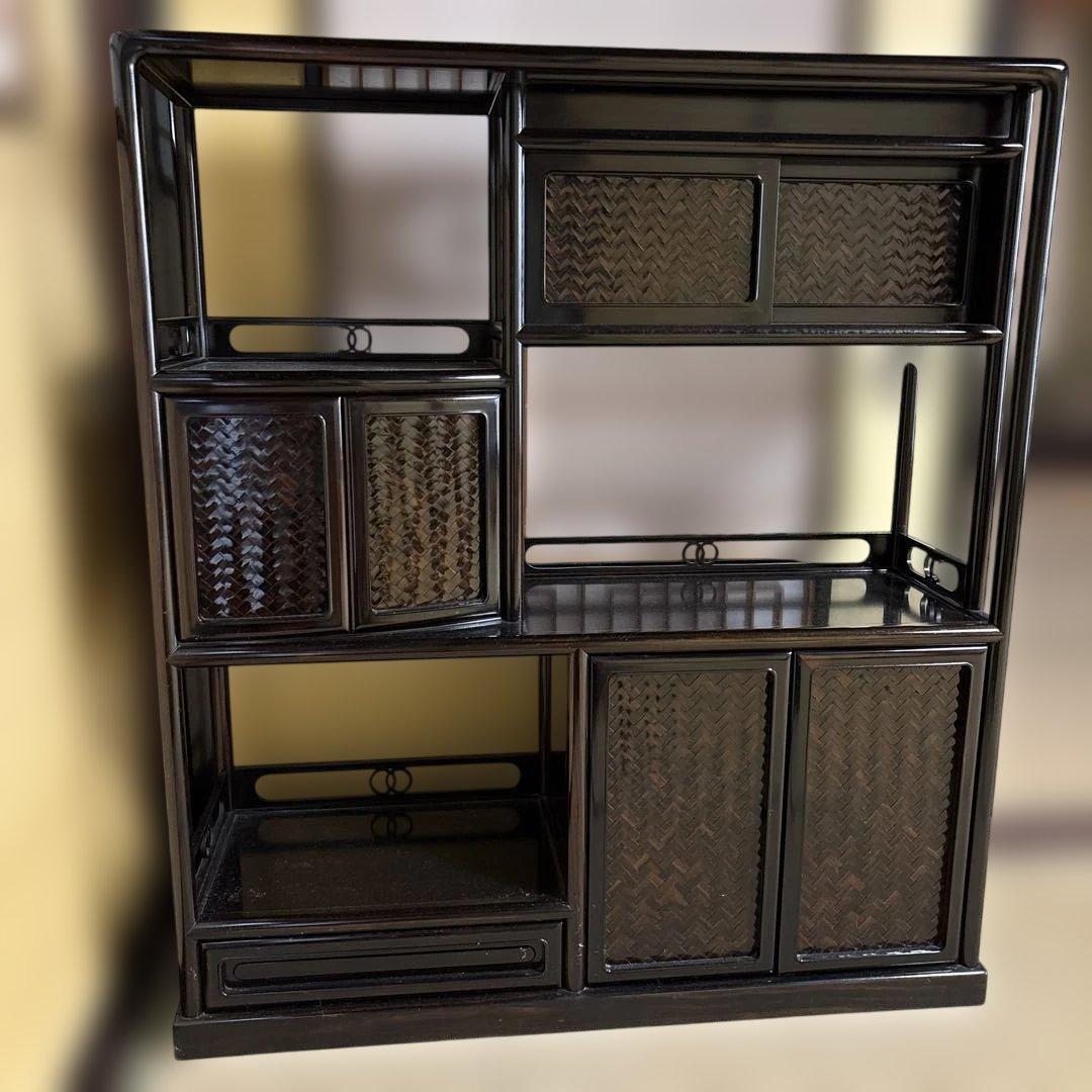茶箪笥　　飾り棚　昭和レトロ　和家具
