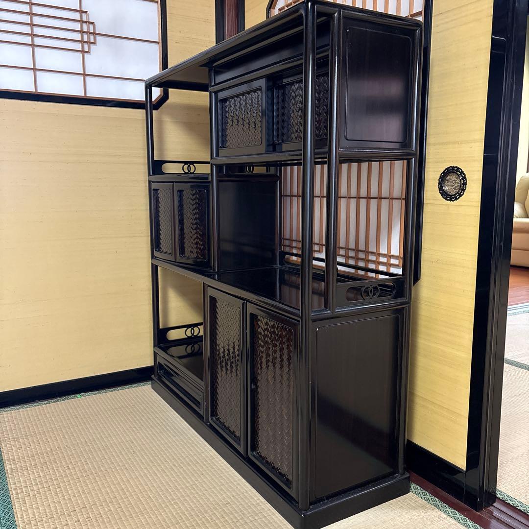 茶箪笥　　飾り棚　昭和レトロ　和家具