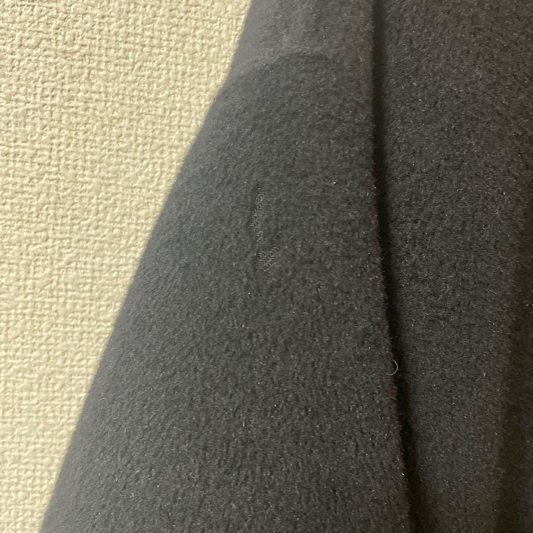 ウールアンゴラリバーコート　ブラック