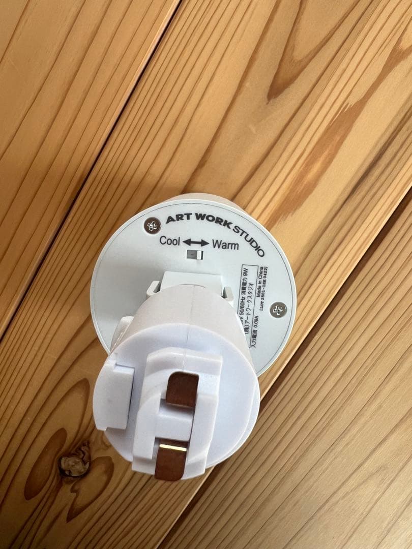 Grid-swingable duct down light ホワイト