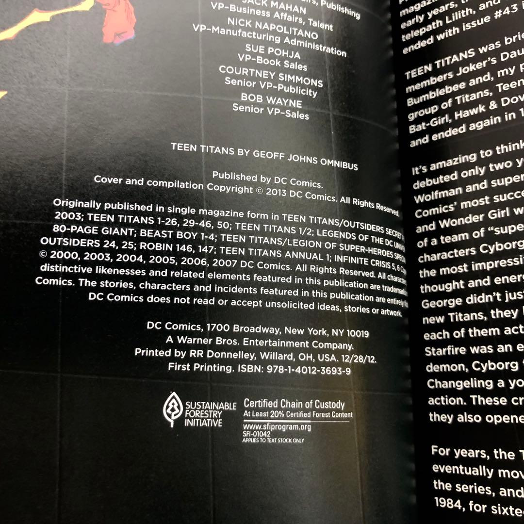 ティーンタイタンズ - ジェフジョーンズ オムニバス集「Teen Titans」